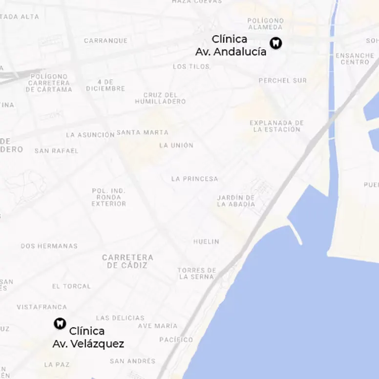 Localizacion clinicas dentales eduardo cuevas malaga